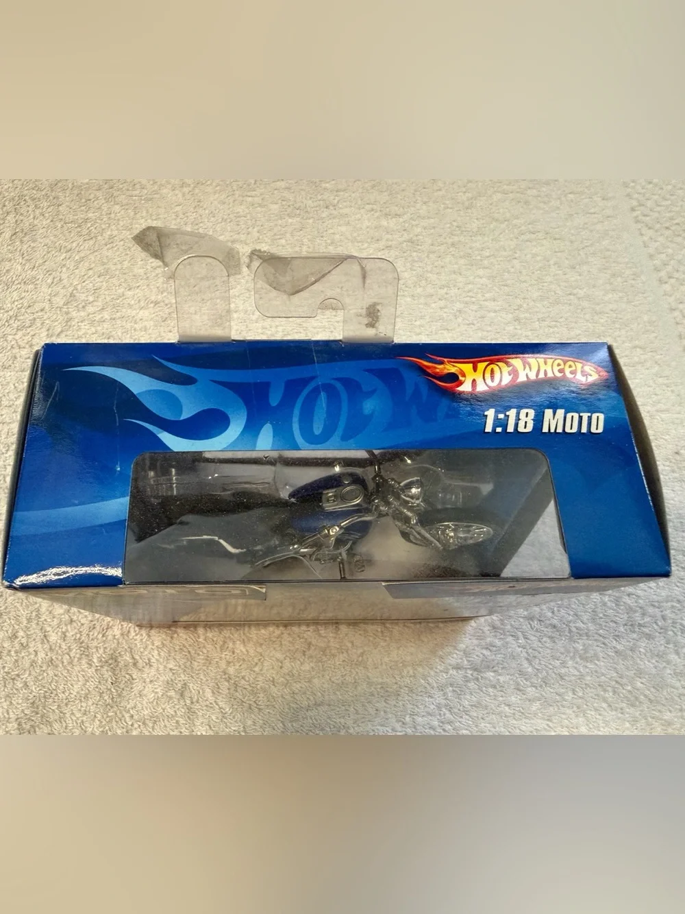 NWT Mattel Hot Wheels Rolling Thunder 1:18 Motorcycle 2006 K5063 Larry Wood HD